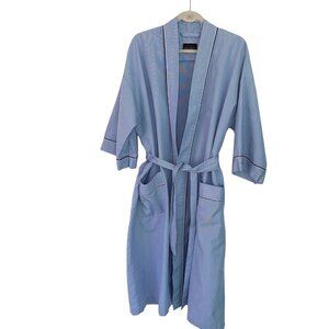 After Hours By Diplomat Robe One Size OSFM Mens Vintage Blue